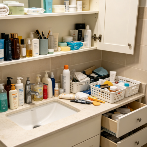 Bathroom Storage Area Organization Service